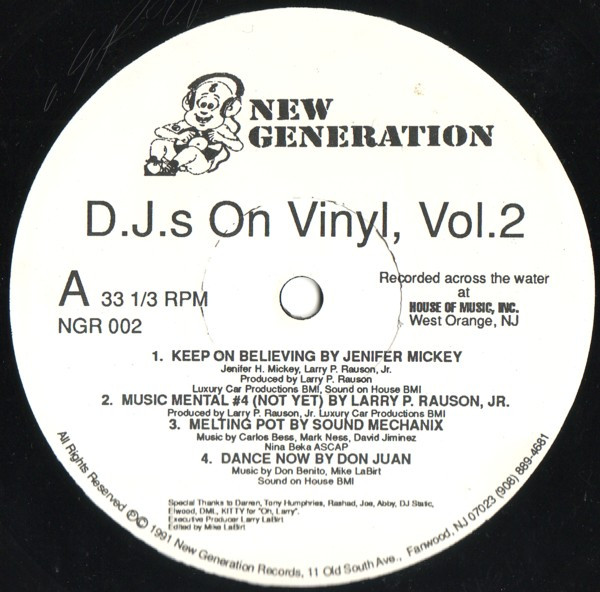 Various — D.J.s On Vinyl, Vol. 2 cover