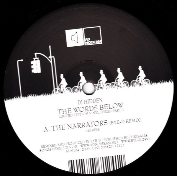 DJ Hidden — The Words Below Limited Edition Vinyl Series Part 3 cover