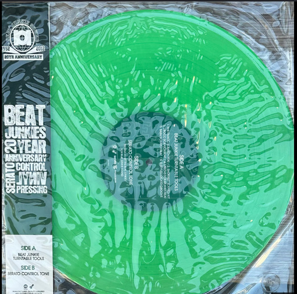 Beat Junkies X Serato Control Tone — 20 Year Anniversary Serato Control Vinyl Pressing cover