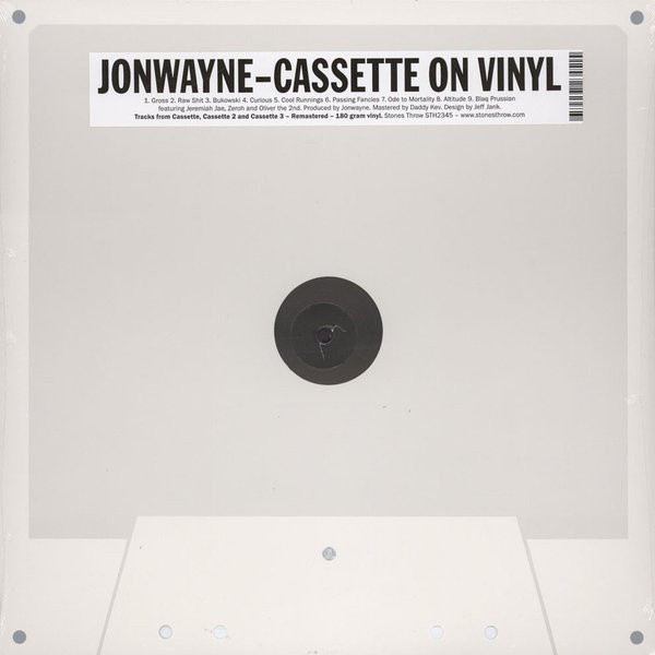 Jonwayne — Cassette On Vinyl cover