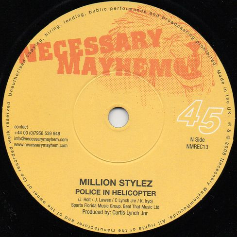 Million Stylez, YT, Mr Williamz, Blackout Ja, Michie One — Police In Helicopter / Bills cover